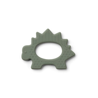 LIEWOOD Gemma Silicone Teether | Dino Faune Green