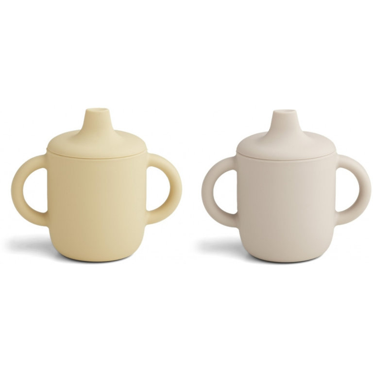 LIEWOOD Neil Cup | 2 Pack | Sandy Wheat Yellow Mix