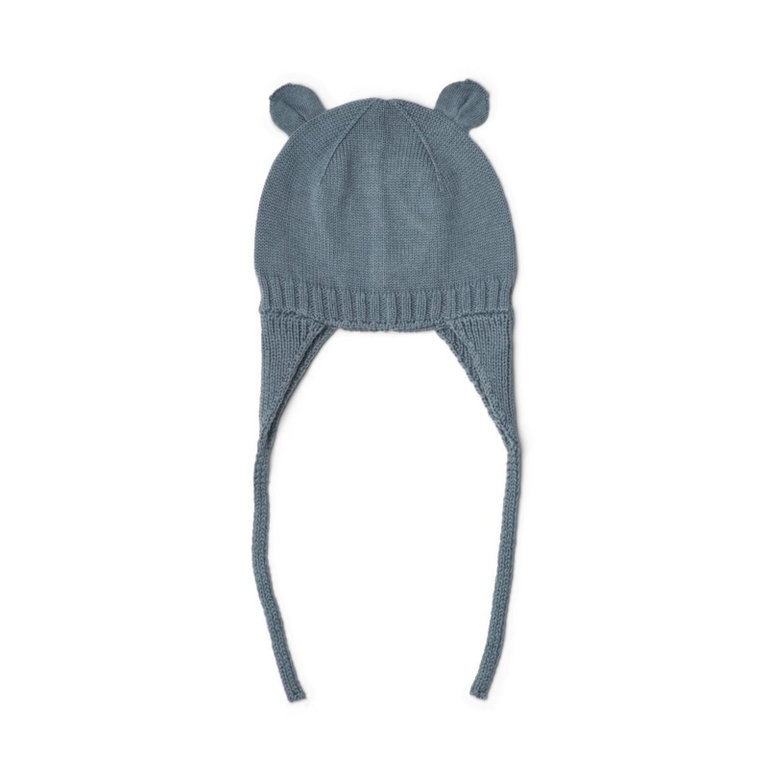 LIEWOOD LIEWOOD muts bonnet Violet Whale Blue blauw