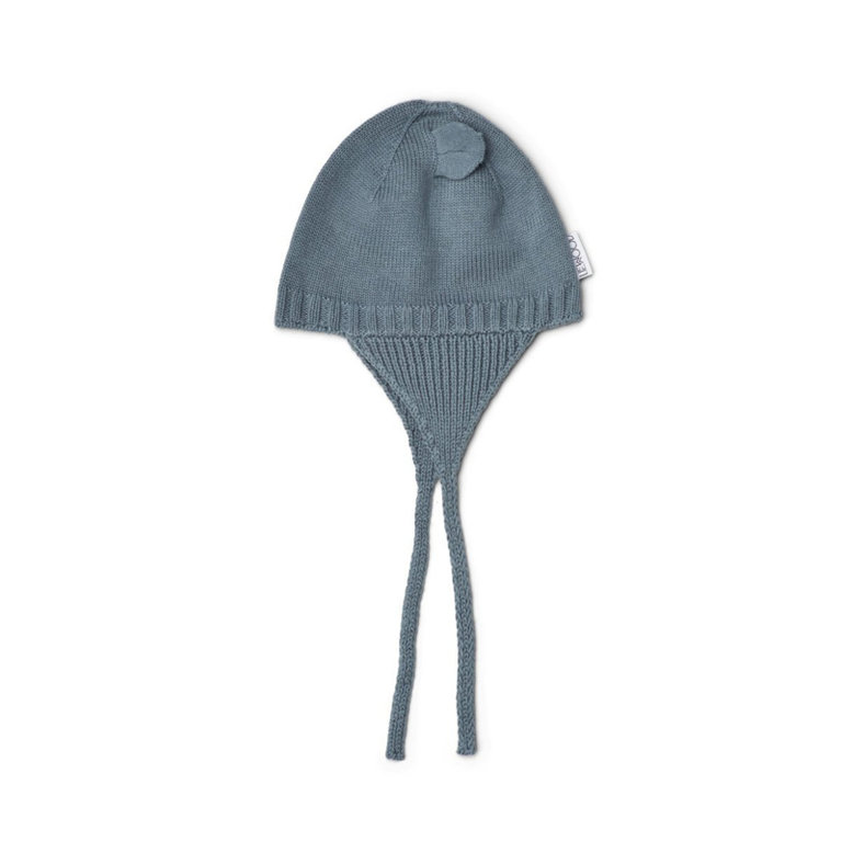 LIEWOOD LIEWOOD muts bonnet Violet Whale Blue blauw