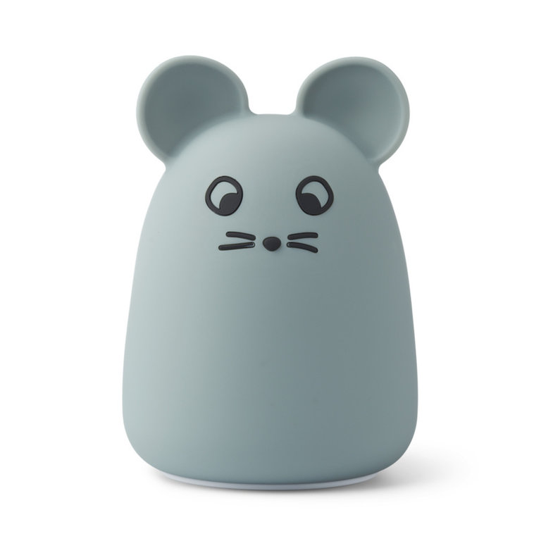 LIEWOOD Winston Night Light | Mouse Blue Fog