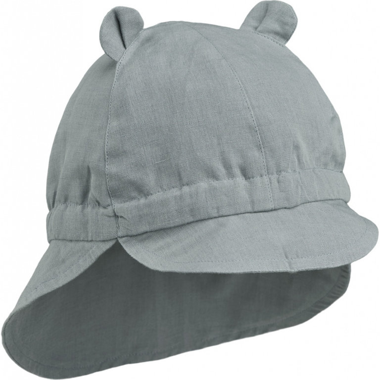 LIEWOOD LIEWOOD zonnehoedje Gorm Linen Blue Fog blauw