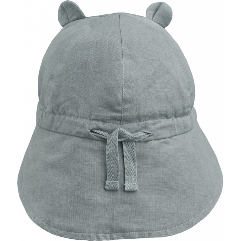 LIEWOOD Gorm Linen Sun Hat | Blue Fog