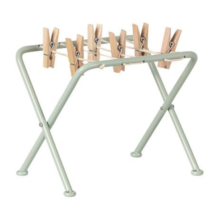 Maileg Drying Rack With Pegs | Droogrek Met Wasknijpers