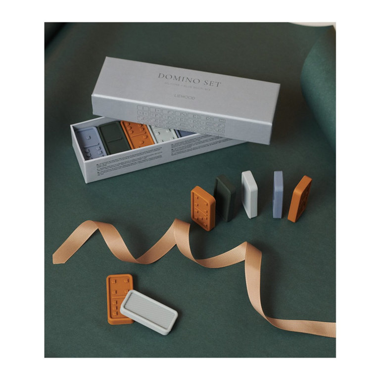 LIEWOOD Dodo Domino Set | Blue Multi Mix