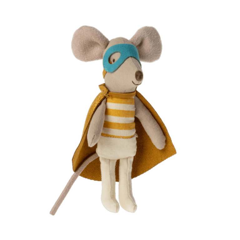 Maileg Super Hero Mouse | Little Brother In Matchbox