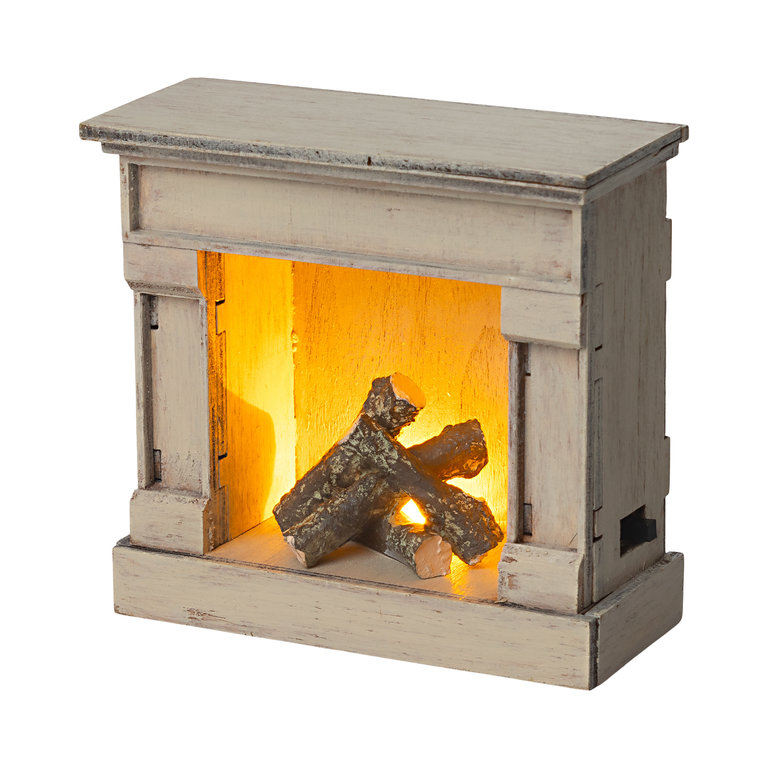 Maileg Fireplace | Off-white