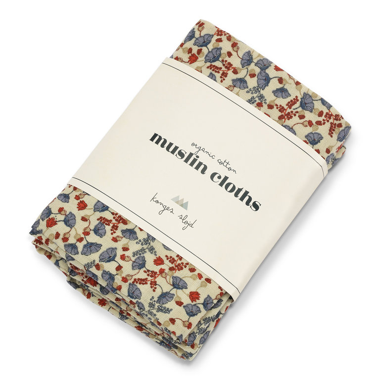 Konges Sløjd Konges slojd | 3-pack muslin cloth gots | Marche de fleur