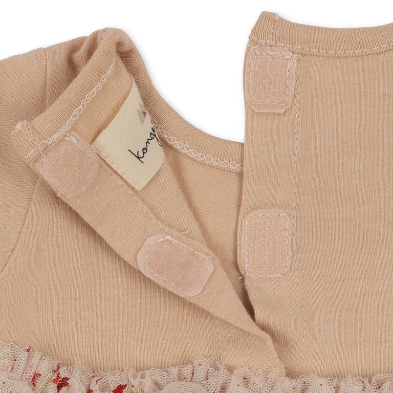 Konges Sløjd Konges Sløjd  glitterjurk voor poppen Etoile pink sparkle roze