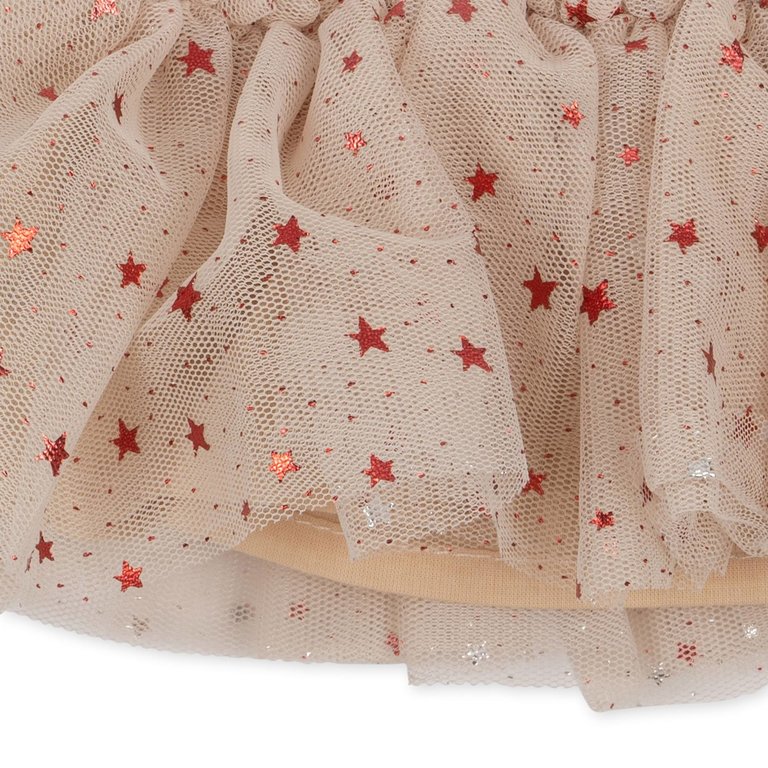 Konges Sløjd Konges Sløjd  glitterjurk voor poppen Etoile pink sparkle roze