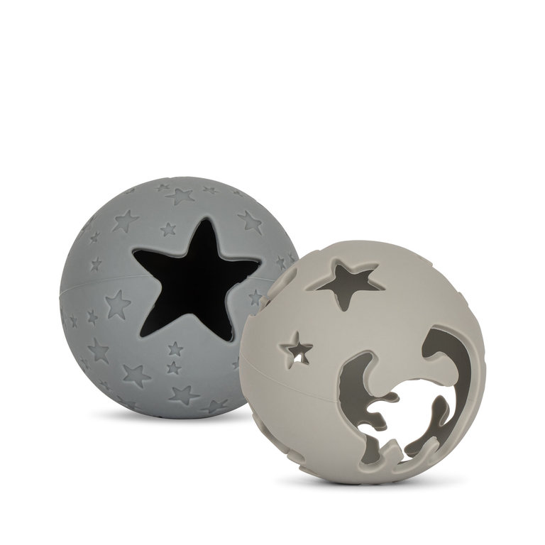 Konges Sløjd Konges Sløjd activity ballen baby Dino Quarry Blue Mix 2-pack