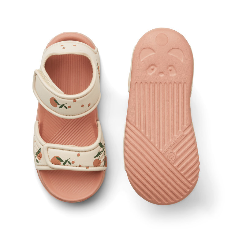 LIEWOOD Blumer Sandals | Peach / Sea shell