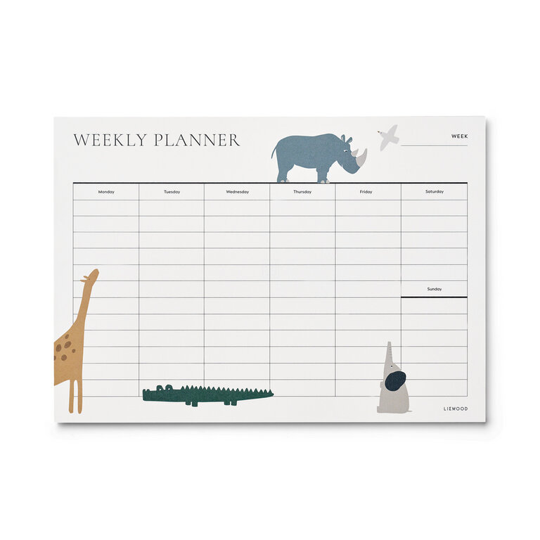 LIEWOOD Kirby weekly planner | All together / Sandy