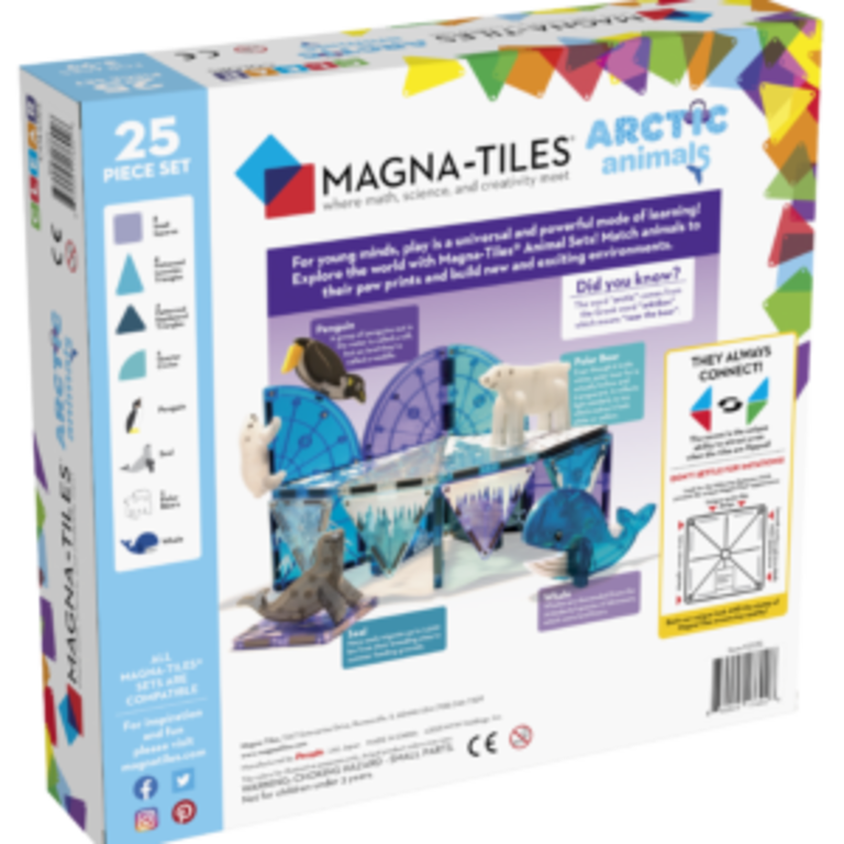 MAGNA-TILES Magna Tiles | Arctic Animals 25 piece set