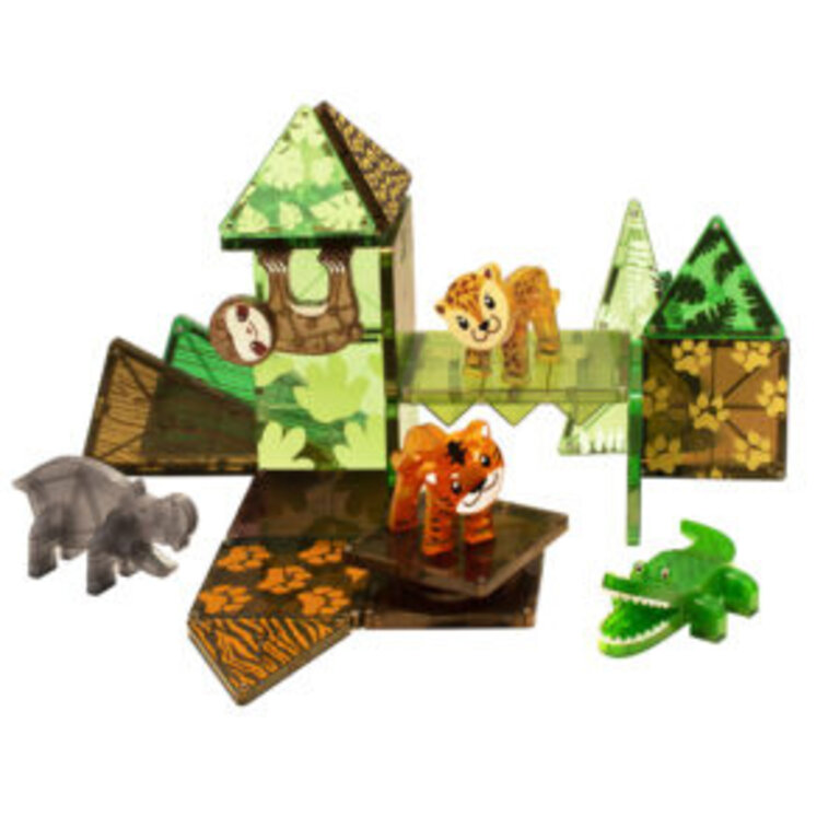 MAGNA-TILES Magna Tiles | Jungle Animals 25 piece set