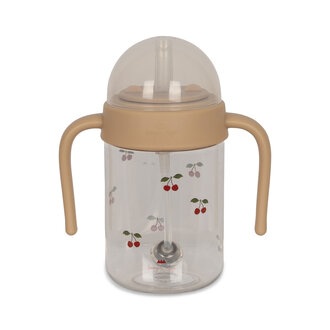 Konges Sløjd Baby drinkbeker met handvat  | Cherry
