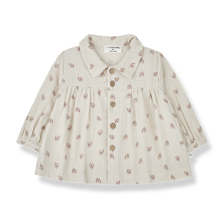 1+ in the family Inda blouse | Oatmeal