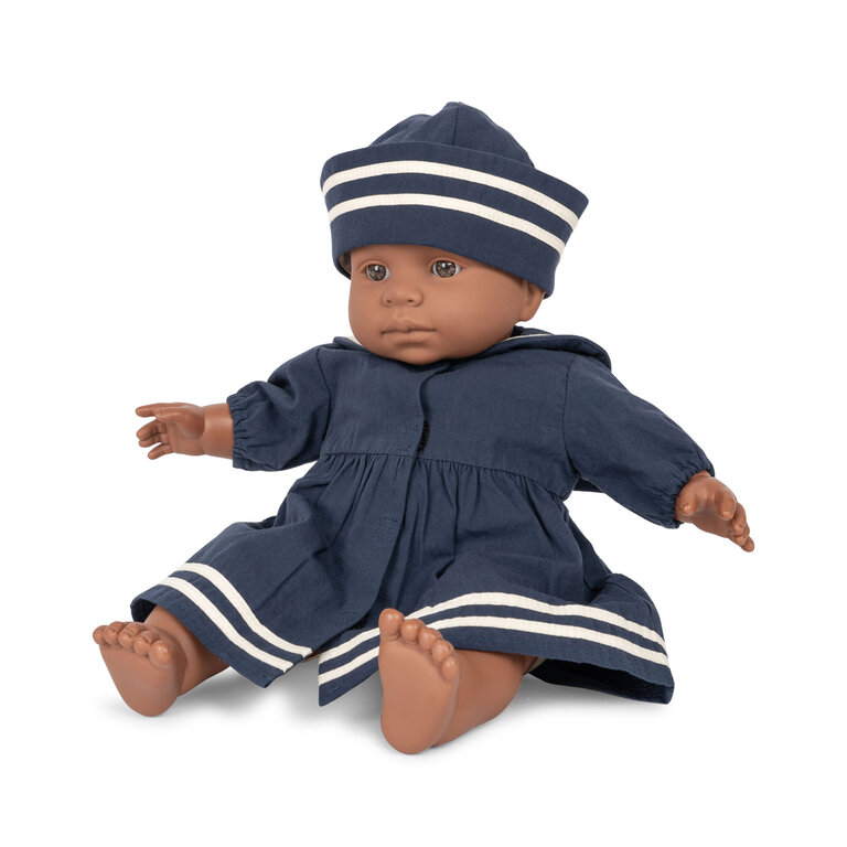 Konges Sløjd Konges Sløjd poppenjurk sailor Dress Blue blauw poppenkleding