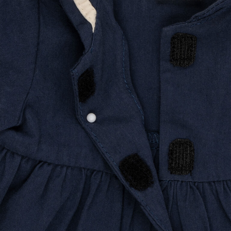 Konges Sløjd Konges Sløjd poppenjurk sailor Dress Blue blauw poppenkleding