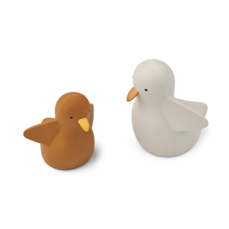 LIEWOOD Loma bath toys 2-pack | Mustard mix