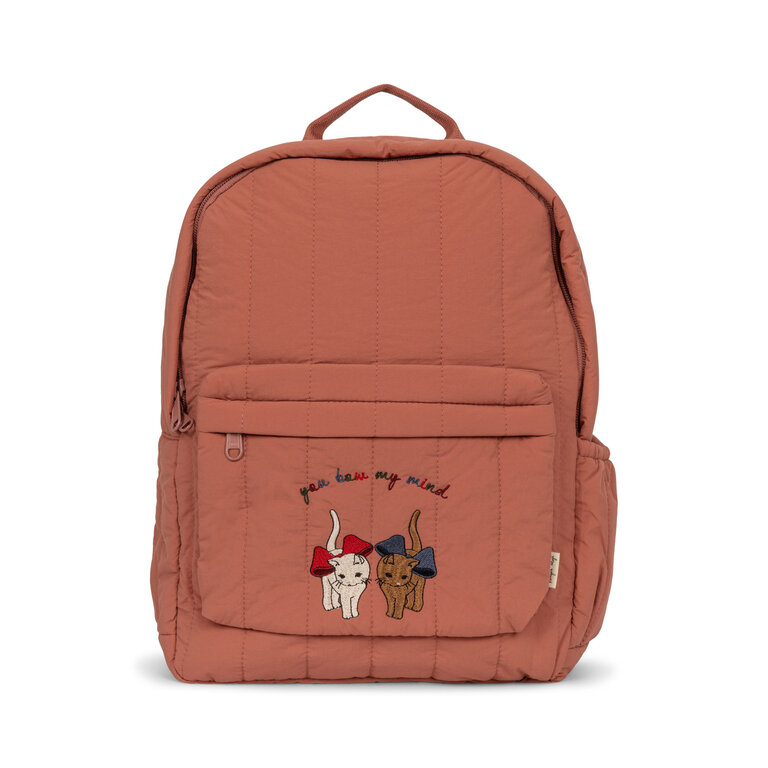 Konges Sløjd Juno quilted backpack midi | Canyon rose