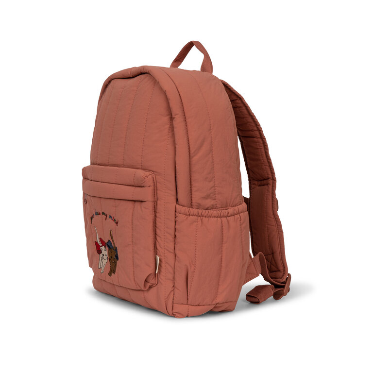 Konges Sløjd Juno quilted backpack midi | Canyon rose