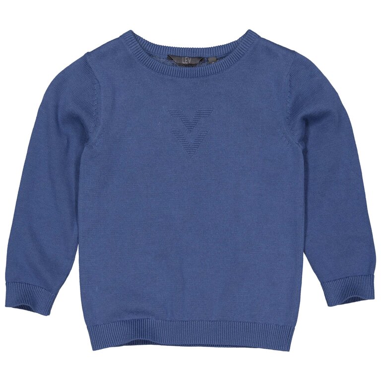 Levv Pullover Gerson | Blue Mist | Festive