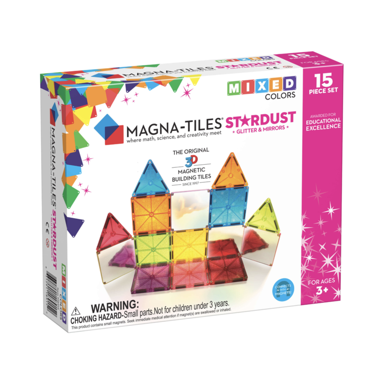 MAGNA-TILES Magna Tiles | Stardust 15 stuks