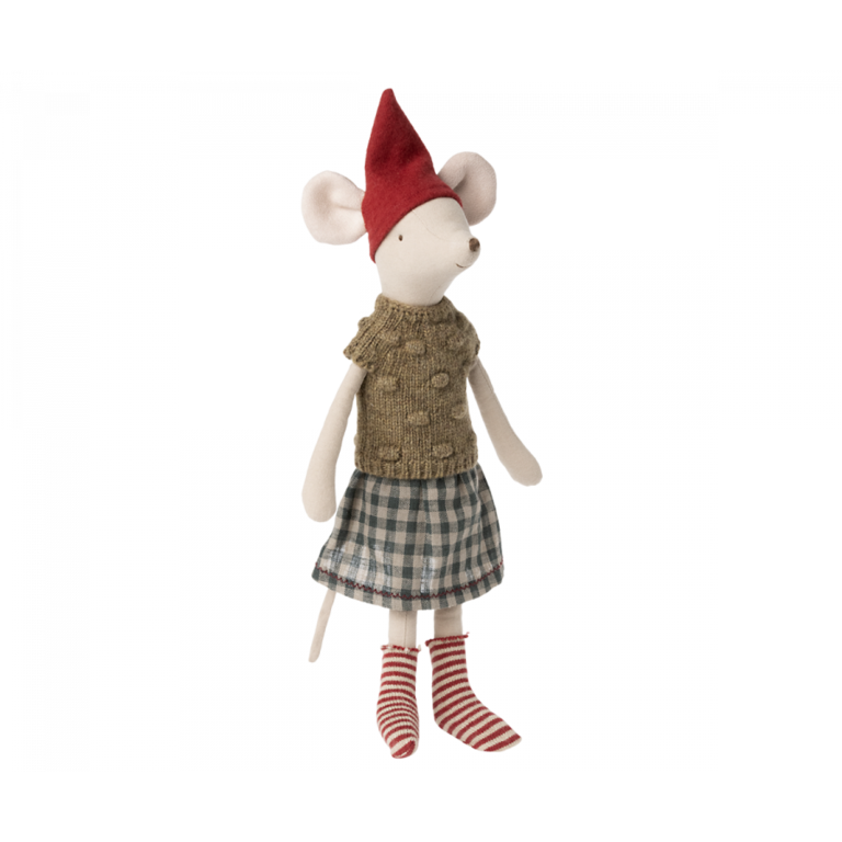 Maileg Christmas clothes, Medium mouse - Girl