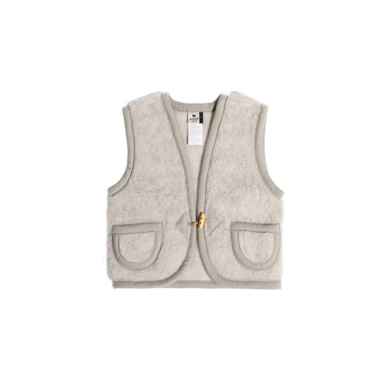 Alwero Alwero bodywarmer Alpen Junior Lichtgrijs 128-134