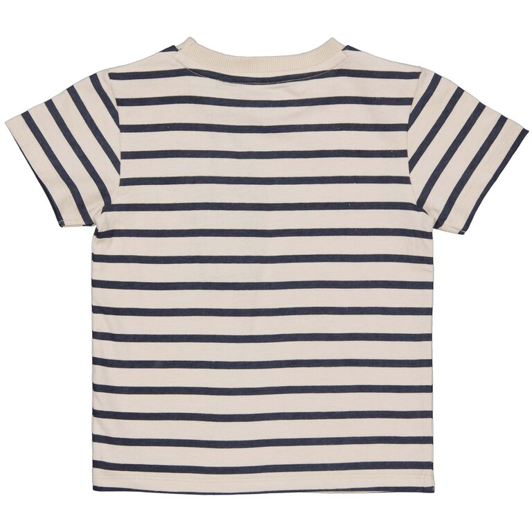 Levv T-shirt Maell | Blue stripe