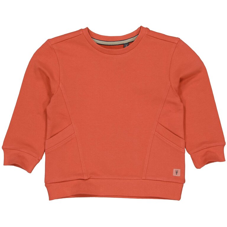 Levv Sweater Menno | Orange Red