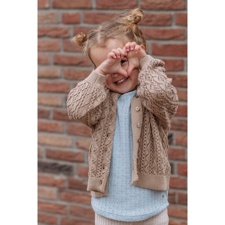 Levv Knitted Cardigan Minal | Taupe