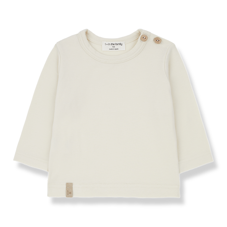 1+ in the family Noelle long sleeve t-shirt | ivory