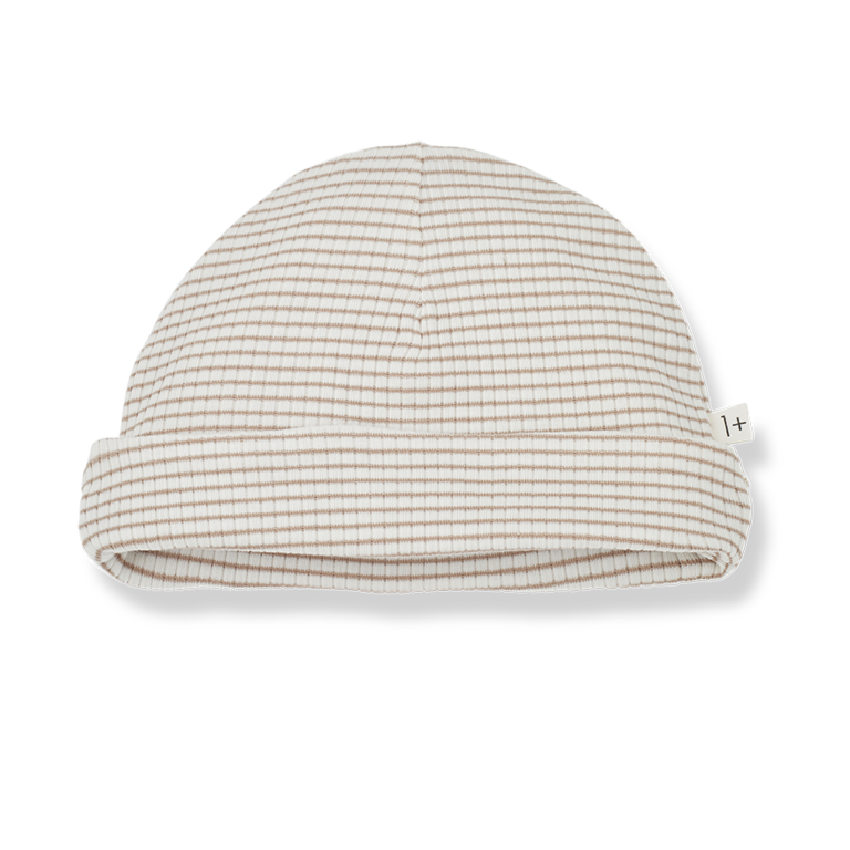 1+ in the family Gio beanie | clay/ivory