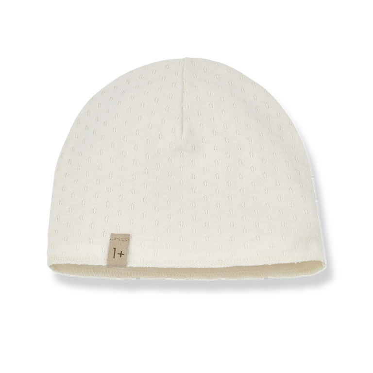 1+ in the family Elise beanie | Ivory
