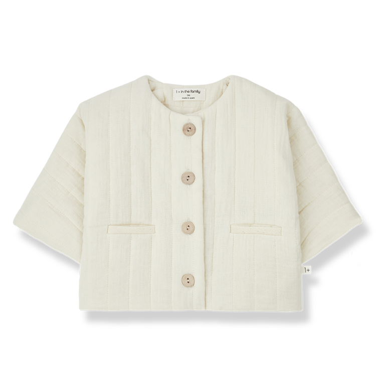 1+ in the family Heidi Jacket | Ivory