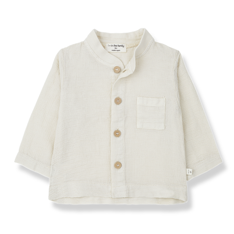 1+ in the family Maurizio Longsleeve t-shirt | blouse Ivory