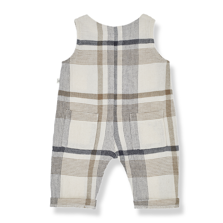 1+ in the family 1+ IN THE FAMILY tuinbroek baby Ciro overall Anthracite antraciet