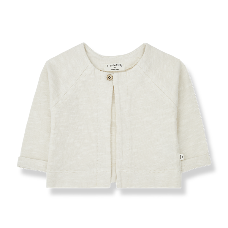 1+ in the family Nuna girly jacket | vest Ivory