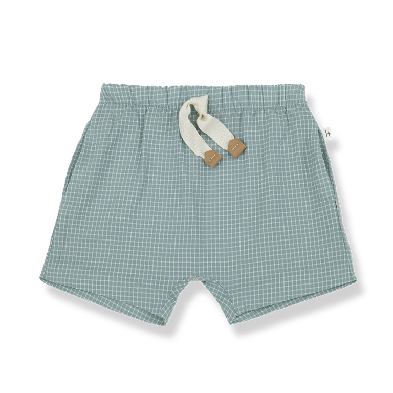 1+ in the family 1+ IN THE FAMILY bermuda baby Salvatore Shark grijs korte broek