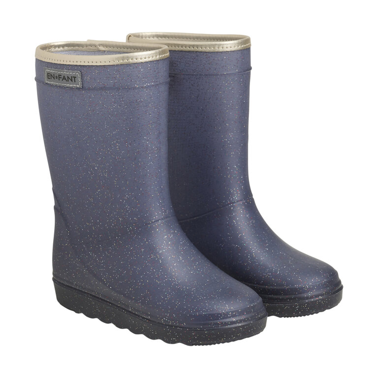 EN FANT Rain Boots Glitter| India Ink