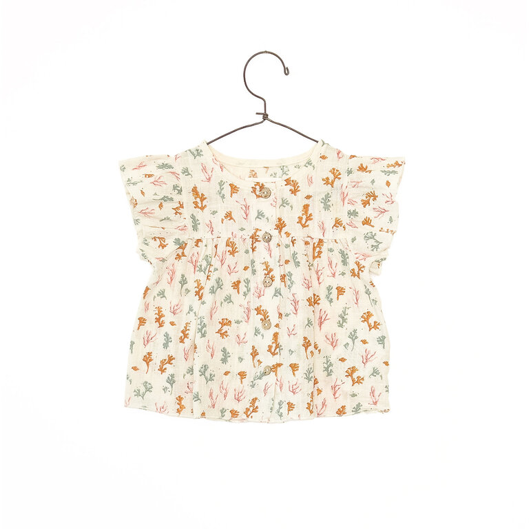 PLAY UP PLAY UP tuniek meisje Fiber Algas met print (beige)