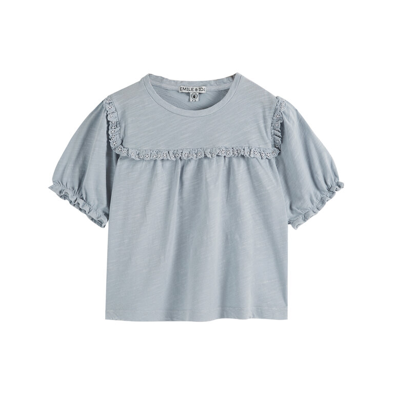 EMILE & IDA T-Shirt Jersey Flammee Brodee | Flocon