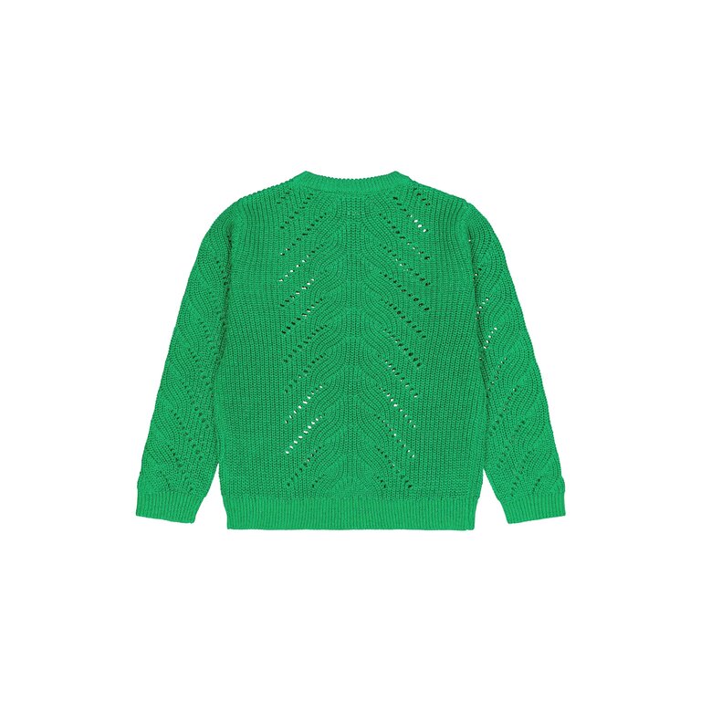 The New Jiva knit Pullover | Groene gebreide trui