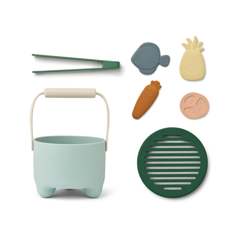 LIEWOOD Liewood strandset kind Wesley BBQ Play Set groen