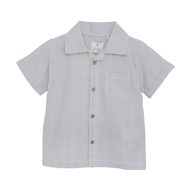 Huttelihut EN FANT T-shirt kind Woven Stripe Citadel gestreept shirt blauw
