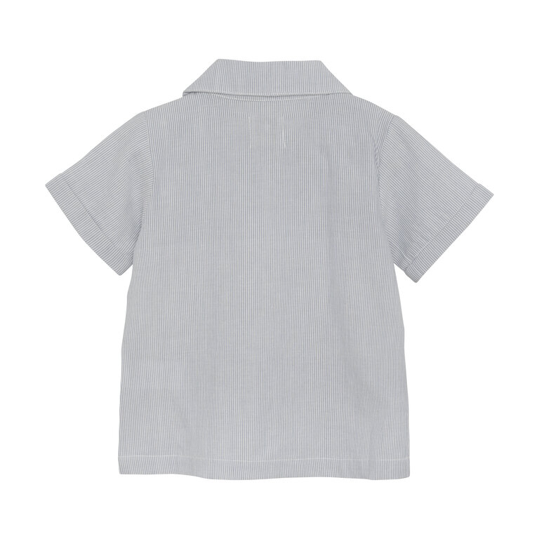Huttelihut EN FANT T-shirt kind Woven Stripe Citadel gestreept shirt blauw