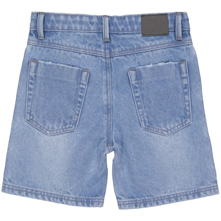 Levv Jeans short Koos | Light blue denim