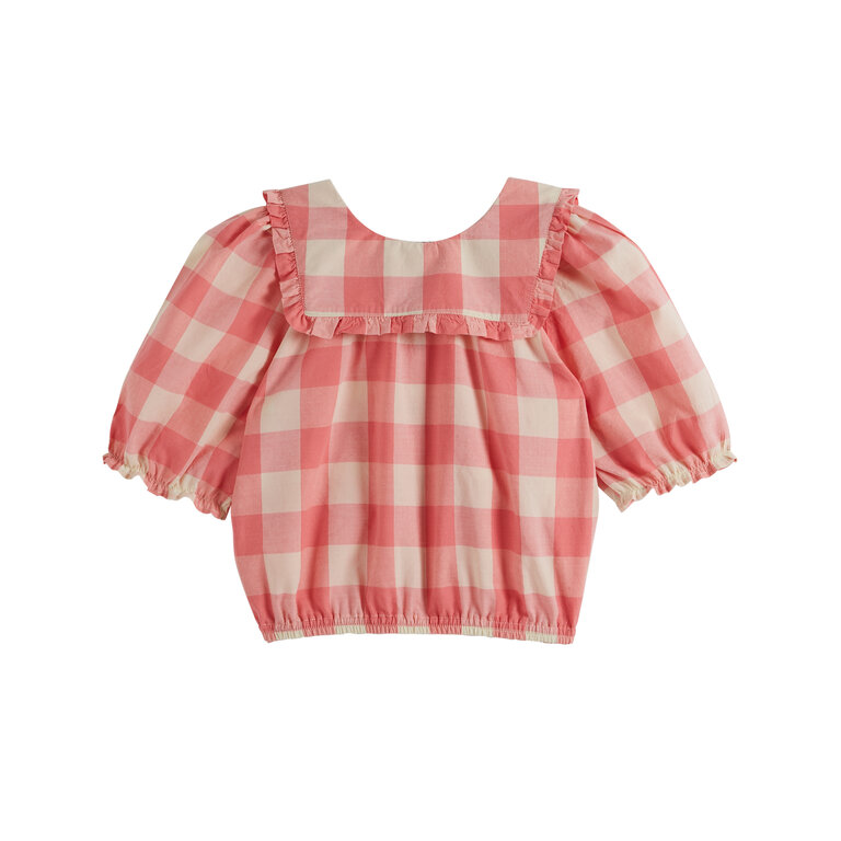 EMILE & IDA  Vichy BonBon | Geruite Blouse